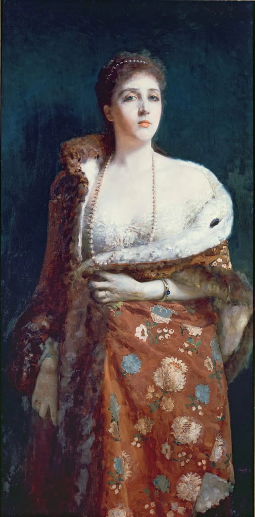 Francesco Paolo Michetti - 148, Ritratto della Duchessa di Fondi
